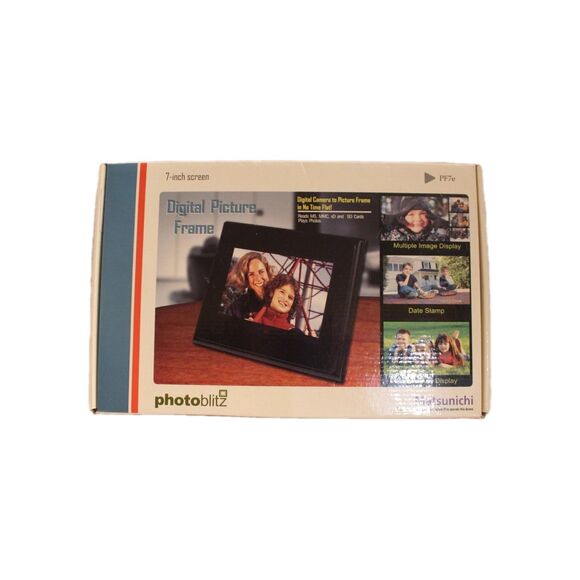 Matsunichi Photoblitz 7" Digital Picture Frame PF7e - Picture 1 of 3